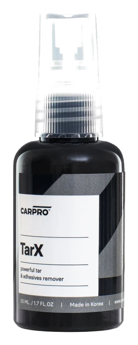 CAR PRO TarX usuwa zabrudzenia uliczne owady smołę klej żywice 50ml