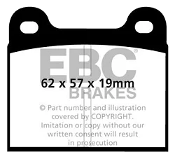 DP185 Klocki hamulcowe ULTIMAX2 EBC Brakes Porsche 914
