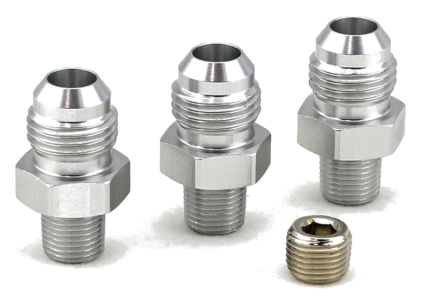 Zestaw króćców regulatora ciśnienia paliwa Turbosmart FPR Fitting Kit 1/8NPT to-6AN