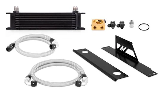 Zestaw chłodnica oleju z termostatem Mishimoto Subaru Impreza WRX 2001-2005 Czarna