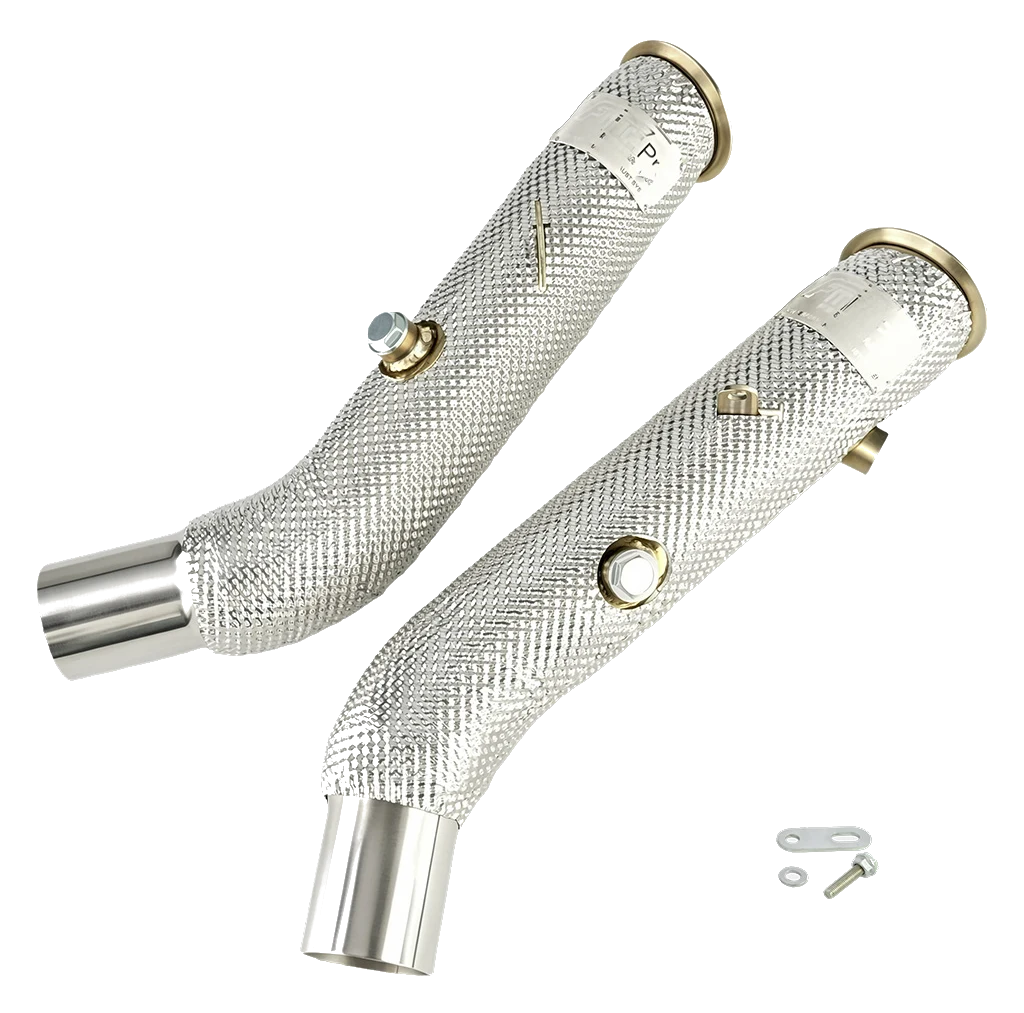 Downpipe z osłoną termiczną FMIC.Pro Alfa Romeo Giulia 952 Stelvio 949 Quadrifoglio 2.9L V6 2016-2022