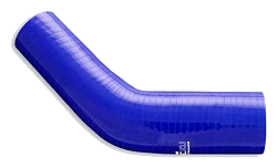 Silikonowe kolanko redukcyjne 45' 83/95mm Niebieski - 004583/95-N