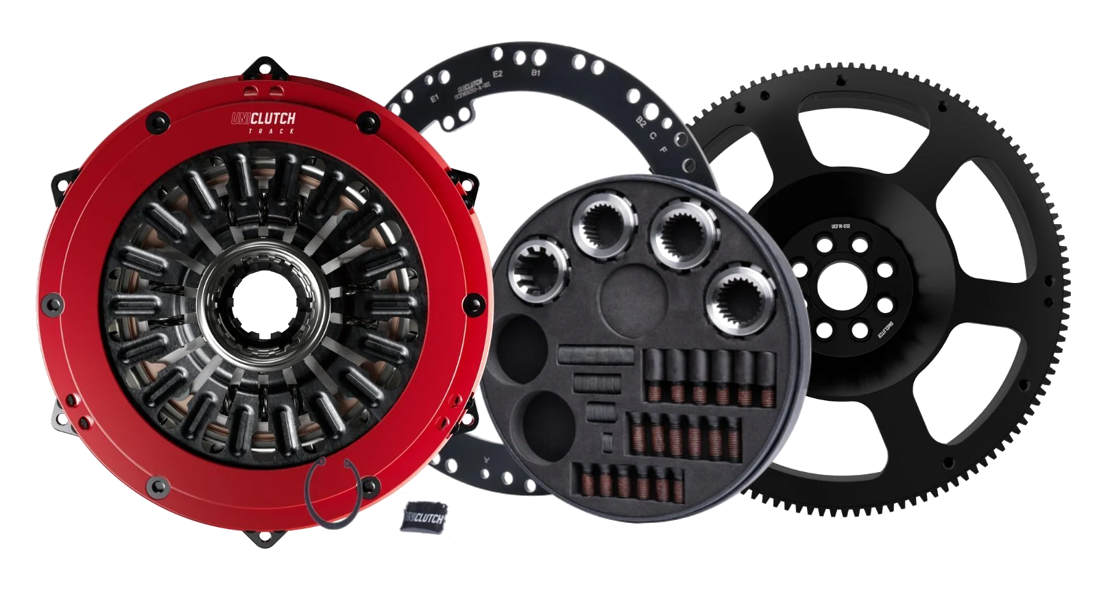 Sprzęgło Dwutarczowe UniClutch Track Z Kołem Zamachowym Nissan 350Z 370Z Fairlady Z Skyline 350GT V35 370GT V36 Infiniti G35 G37 VQ35DE, VQ37VHR
