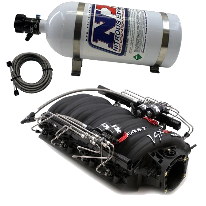 Fast 102 Manifold for LS3 / L92 Heads with NX Shark Direct Port Nitrous Express NX INTAKE011