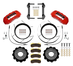 Wilwood 140-18205-R TX6R Big Brake Truck Przedni zestaw hamulcowy czerwony Ford F-150