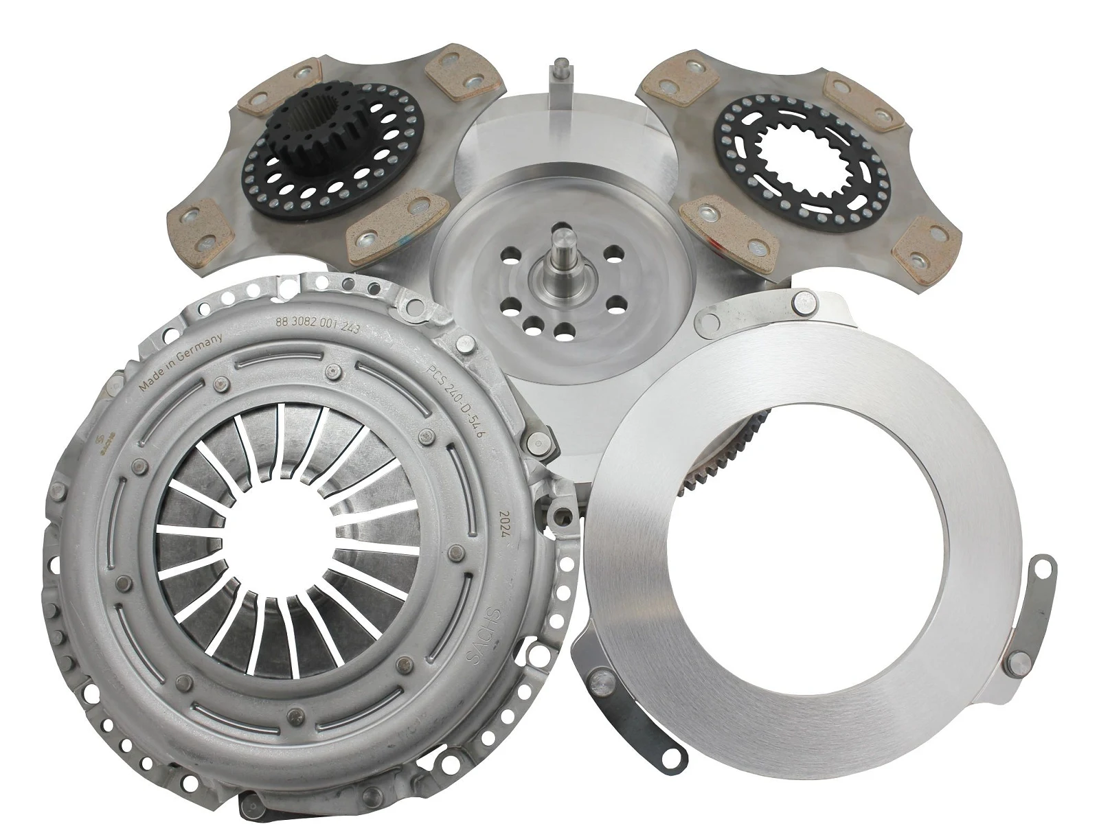 Sprzęgło dwutarczowe do 1400 Nm 6 śrub FTWL BMW N54B30 - Stage 4