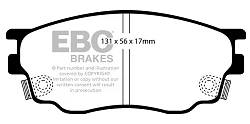 DP41464R Klocki hamulcowe YELLOWSTUFF EBC Brakes Mazda 6 GG 6 GY
