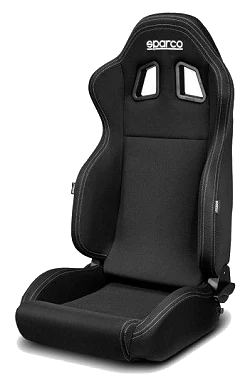 Fotel sportowy Sparco R100 My2022 Czarny - 009014.N
