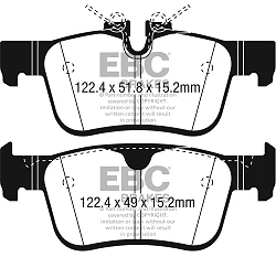 DP62306 Klocki hamulcowe GREENSTUFF EBC Brakes Volvo XC60 2nd Gen T4 XC60 2nd Gen T5 XC60 2nd Gen B4 XC60 2nd Gen D4 XC60 2nd Gen B5 XC60 2nd Gen B6 XC60 2nd Gen D5 XC60 2nd Gen T6 XC60 2nd