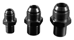 AN8 M12x1.25 Nypel adapter męsko męski Czarny