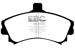 DP1564 Klocki hamulcowe ULTIMAX2 EBC Brakes Smart Forfour W454