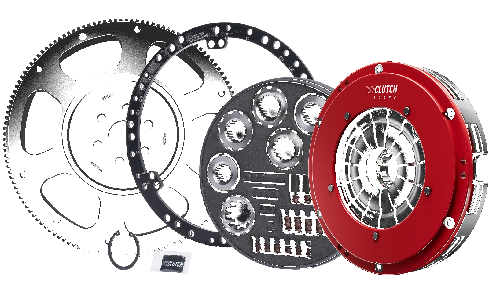Sprzęgło Dwutarczowe UniClutch Track Z Kołem Zamachowym Ford Fiesta ST 1.6 Turbo 2013-2017