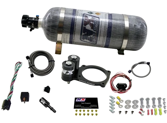 Nitrous Plate System with 12Lb Carbon Bottle for Dodge Hellcat / Demon Nitrous Express NX 20943-12