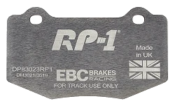 DP83023RP1 Sportowe klocki hamulcowe RP-1 Racing EBC Brakes Chevrolet Corvette C7 Stingray Chevrolet Camaro 6th Gen Corvette C7 Stingray Z51 Cadillac ATS-V Camaro 6th Gen SS Corvette C7 Gran