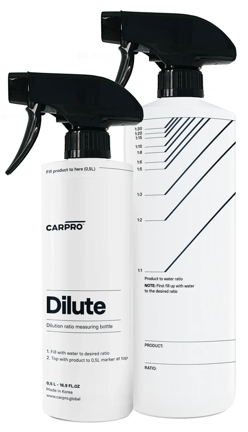 CAR PRO Dilute butelka na rozcieńczone produkty ze skalą rozcieńczenia 1000ml 1l