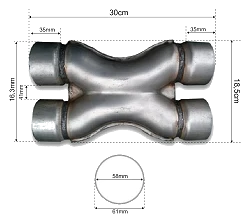 X-Pipe 57mm