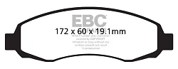 DP61647 Klocki hamulcowe GREENSTUFF EBC Brakes Dodge Dakota 2WD Dakota 4WD