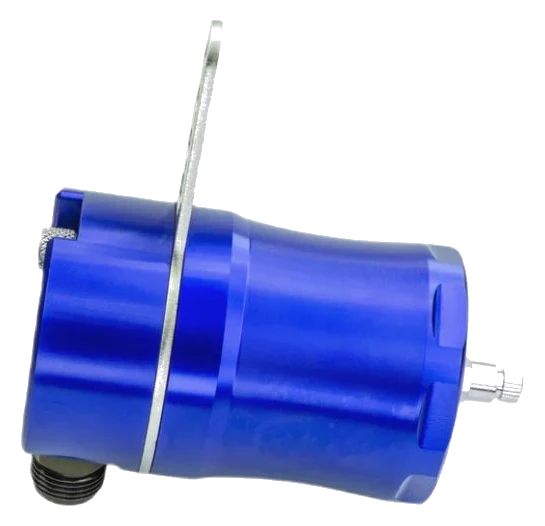 RTMG Performance Universal Oil Catch Can Small 17mm - 0.66in Blue