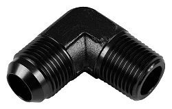 AN6-1/8 NPT 90' Nypel adapter męsko-męski Czarny