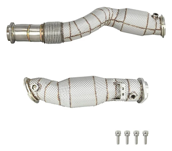 Downpipe FMIC.Pro BMW M2 M3 M4 G87 G20 G80 S58 B30 2020- z katalizatorem i osłoną termiczną