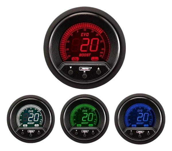 RTMG Performance 52mm Premium Evo Series Electrical Boost Gauge