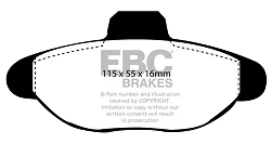 DP944 Klocki hamulcowe ULTIMAX2 EBC Brakes Fiat Cinquecento Seicento Lancia Y