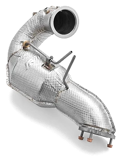 Downpipe Audi A4 S4 / Avant Quattro / Avant 3.0 TDI MS bez tłumika z osłoną termiczną - RM-220109CH/MS
