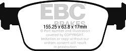 DPX2273 Klocki hamulcowe ULTIMAX2 EBC Brakes Audi A4 B9 A4 Allroad quattro Mk2 A5 B9 A5 quattro B9