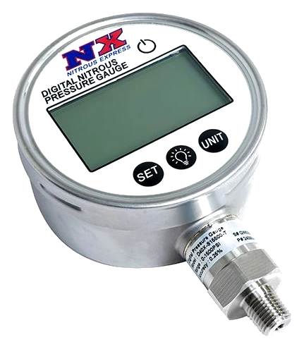 4 Inch Digital Nitrous Pressure Gauge Only 1/4 NPT Nitrous Express NX 15540D