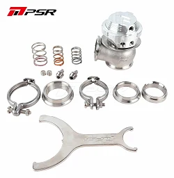 Pulsar PSR New Generation Wastegate 38mm Dual Vband External Wastegate Silver