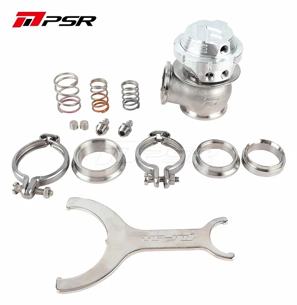 Pulsar PSR New Generation Wastegate 38mm Dual Vband External Wastegate Silver