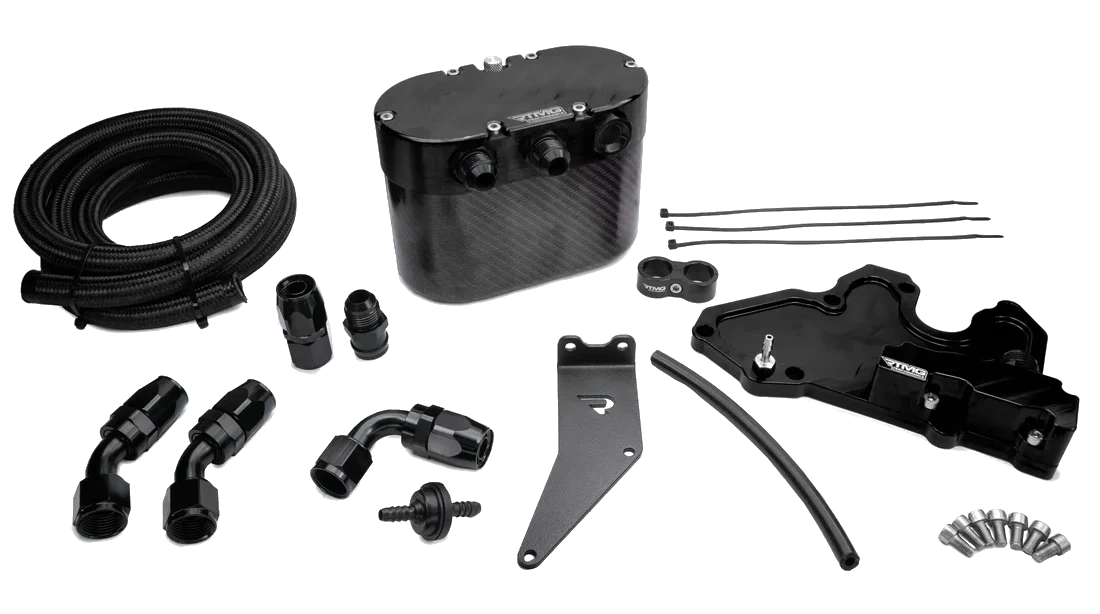 Carbon Oil Catch Can Kit RTMG Performance for VW Golf R MK8 / Cupra 2.0 TSI EA888.4 Black