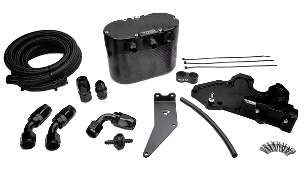 Carbon Oil Catch Can Kit RTMG Performance for VW Golf R MK8 / Cupra 2.0 TSI EA888.4 Black