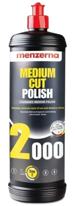 MENZERNA Zestaw Past Polerskich 1000 2000 3000 Kompleksowa Korekta Lakieru 3x250ml