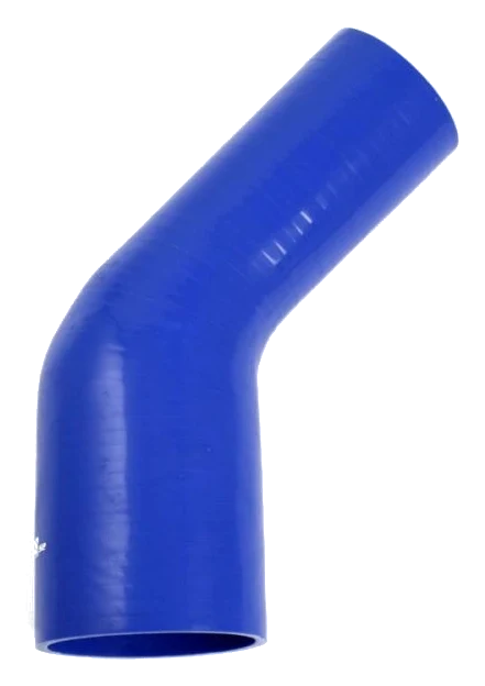 Wąż silikonowy niebieski 45 stopni 3 - 4" (76 - 102mm)