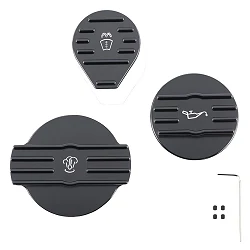 Zestaw aluminiowych korków 3szt FMIC.EU VW Golf GTI Audi A3 Seat Leon Skoda 2.0T EA888