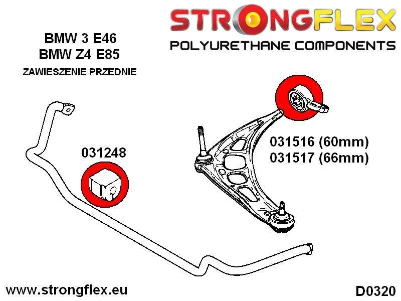 036145A: Kompletny zestaw zawieszenia BMW E46 SPORT BMW e46