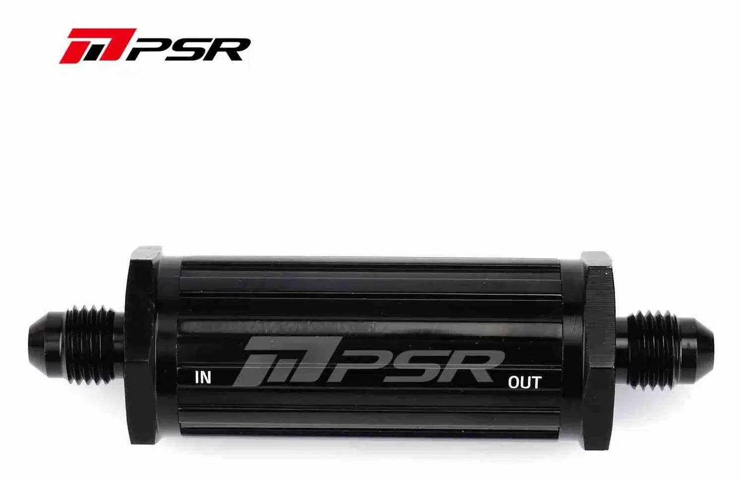 Pulsar PSR In Line Oil Filter Fitting Size -4AN 80 Micron Filter Inside
