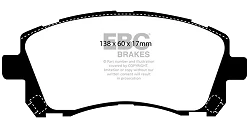 DP1134 Klocki hamulcowe ULTIMAX2 EBC Brakes Subaru Forester Forester SF5 Impreza Impreza Sport Legacy BE5 Legacy BH5 Legacy BD9 Legacy BG9 Legacy Legacy Outback