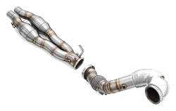 Downpipe AUDI RS3 8Y 2.5 TFSI with heat shield with Silencer - PROM.RS3/8Y/S-1