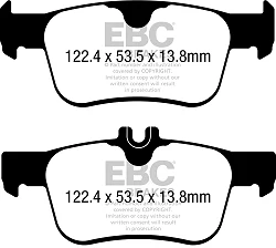 DP42402R Klocki hamulcowe YELLOWSTUFF EBC Brakes Honda Honda Civic 10th Gen FK8 Type-R Civic 11th Gen  FL5 Type-R Civic Type-R