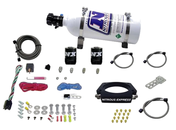 LS 90mm Plate System with 5Lb Bottle for GM Vehicles Nitrous Express NX 20934-05