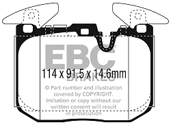 DP42303R Klocki hamulcowe YELLOWSTUFF EBC Brakes BMW i8 BMW i8