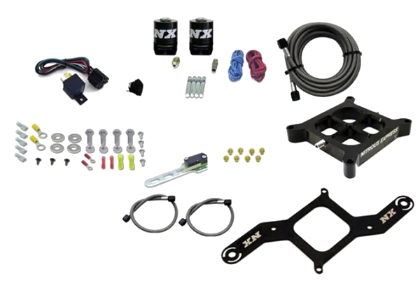 4150 Billet Crossbar Plate System Single Stage 50-300Hp without Bottle Nitrous Express NX 63040-00