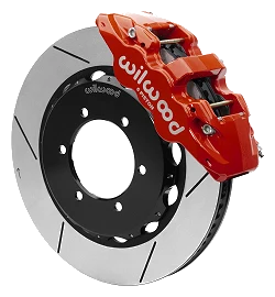 Wilwood 140-15525 AERO6 Big Brake Truck Przedni zestaw hamulcowy czerwony Nissan Patrol Y61 1997-2018 Red