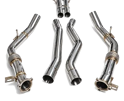 Aktywny układ wydechowy z klapami Cat-Back Dual Flow FMIC.Pro Porsche Cayenne 9YA Coupe 9YB 3.0L 2018-2022