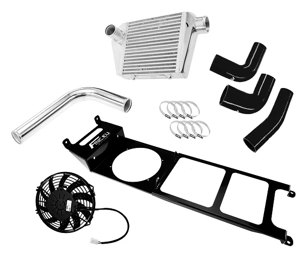 Dedykowany zestaw montażowy intercoolera Nissan Patrol Top Mount  - 3.0D M57 Czarny