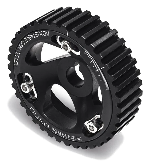 Nuke Performance Adjustable Cam Pulley for Volvo 8v / 16v round teeth