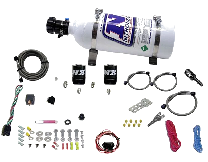 Single Nozzle System with 5Lb Bottle for Ford Coyote 5.0 (35-150Hp) Nitrous Express NX 20932-05