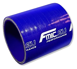 Łącznik silikonowy prosty 102mm Niebieski 20cm